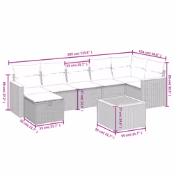VidaXL 3265312 ensemble de meubles de jardin