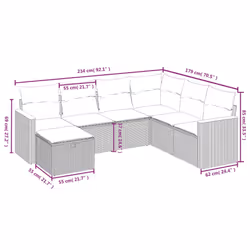VidaXL 3265325 ensemble de meubles de jardin - Vue supplémentaire 4