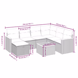 VidaXL 3265328 ensemble de meubles de jardin