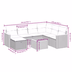 VidaXL 3265330 ensemble de meubles de jardin - Vue supplémentaire 4