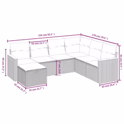 VidaXL 3265332 ensemble de meubles de jardin - Vue supplémentaire 4