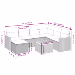 VidaXL 3265333 ensemble de meubles de jardin
