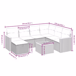 VidaXL 3265335 ensemble de meubles de jardin