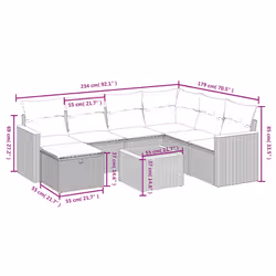 VidaXL 3265337 ensemble de meubles de jardin - Vue supplémentaire 4