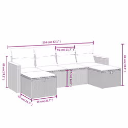VidaXL 3265343 ensemble de meubles de jardin - Vue supplémentaire 4