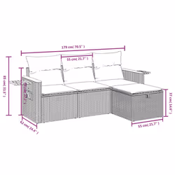 VidaXL 3265487 ensemble de meubles de jardin - Vue supplémentaire 4