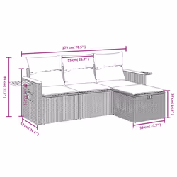 VidaXL 3265489 ensemble de meubles de jardin - Vue supplémentaire 4