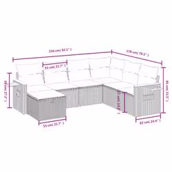 VidaXL 3265542 ensemble de meubles de jardin