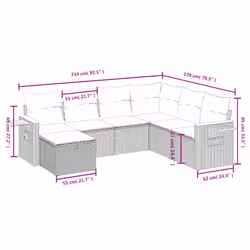 VidaXL 3265545 ensemble de meubles de jardin - Vue supplémentaire 4
