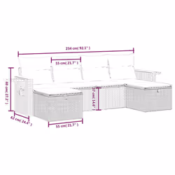 VidaXL 3265556 ensemble de meubles de jardin - Vue supplémentaire 4