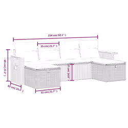 VidaXL 3265557 ensemble de meubles de jardin