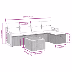 VidaXL 3265720 ensemble de meubles de jardin - Vue supplémentaire 4