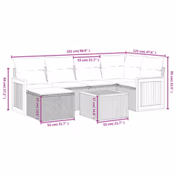 VidaXL 3265731 ensemble de meubles de jardin - Vue supplémentaire 4