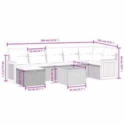VidaXL 3265749 ensemble de meubles de jardin - Vue supplémentaire 4