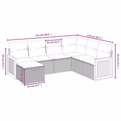 VidaXL 3265759 ensemble de meubles de jardin