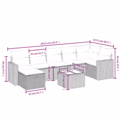 VidaXL 3265763 ensemble de meubles de jardin