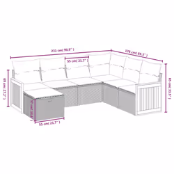VidaXL 3265764 ensemble de meubles de jardin - Vue supplémentaire 4