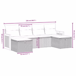 VidaXL 3265773 ensemble de meubles de jardin - Vue supplémentaire 4