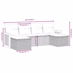 VidaXL 3265777 ensemble de meubles de jardin - Vue supplémentaire 4