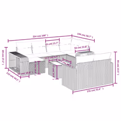 VidaXL 3266235 ensemble de meubles de jardin - Vue supplémentaire 4