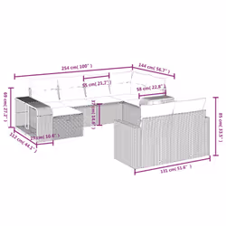 VidaXL 3266239 ensemble de meubles de jardin - Vue supplémentaire 4