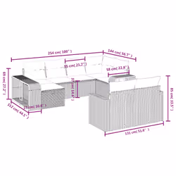 VidaXL 3266240 ensemble de meubles de jardin - Vue supplémentaire 4