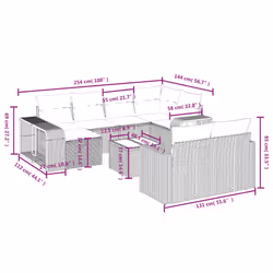 VidaXL 3266242 ensemble de meubles de jardin - Vue supplémentaire 4