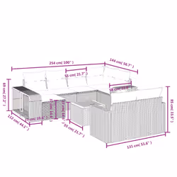 VidaXL 3266260 ensemble de meubles de jardin - Vue supplémentaire 4