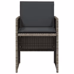 VidaXL 4007437 chaise d'extérieur Terrace Siège rembourré Polyuréthane, Acier Gris - Vue supplémentaire 5