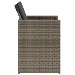 VidaXL 4007437 chaise d'extérieur Terrace Siège rembourré Polyuréthane, Acier Gris - Vue supplémentaire 6
