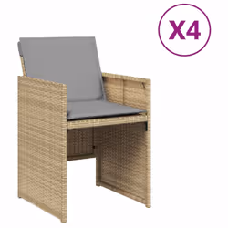 VidaXL 4007441, Terrace, Siège rembourré, Polyuréthane, Acier, Gris, 110 kg, 505 mm