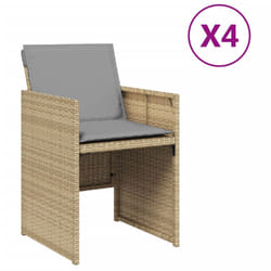 VidaXL 4007441 chaise d'extérieur Terrace Siège rembourré Polyuréthane, Acier Gris