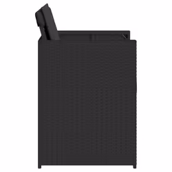 VidaXL 4007456 chaise d'extérieur Terrace Siège rembourré Polyuréthane, Acier Noir - Vue supplémentaire 6