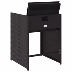 VidaXL 4007456 chaise d'extérieur Terrace Siège rembourré Polyuréthane, Acier Noir - Vue supplémentaire 7