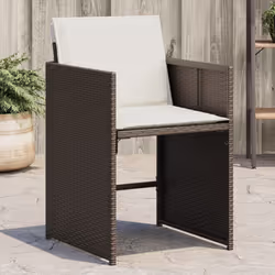 VidaXL 4007458 chaise d'extérieur Terrace Siège rembourré Polyuréthane, Acier Crème, Blanc - Vue supplémentaire 2