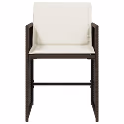 VidaXL 4007458 chaise d'extérieur Terrace Siège rembourré Polyuréthane, Acier Crème, Blanc - Vue supplémentaire 5