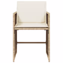 VidaXL 4007459 chaise d'extérieur Terrace Siège rembourré Polyuréthane, Acier Crème, Blanc - Vue supplémentaire 5