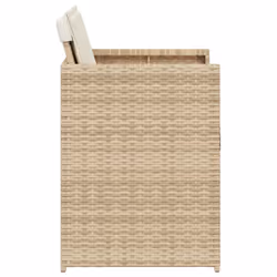 VidaXL 4007459 chaise d'extérieur Terrace Siège rembourré Polyuréthane, Acier Crème, Blanc - Vue supplémentaire 6