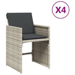 VidaXL 4007460 chaise d'extérieur Terrace Siège rembourré Polyuréthane, Acier Anthracite