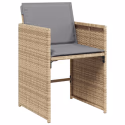 VidaXL 4007461 chaise d'extérieur Terrace Siège rembourré Polyuréthane, Acier Gris