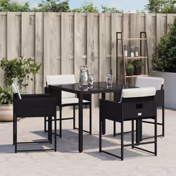VidaXL 4007475 chaise d'extérieur Terrace Siège rembourré Polyuréthane, Acier Crème, Blanc - Vue supplémentaire 4