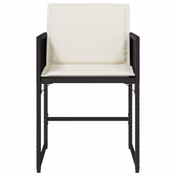 VidaXL 4007475 chaise d'extérieur Terrace Siège rembourré Polyuréthane, Acier Crème, Blanc - Vue supplémentaire 5