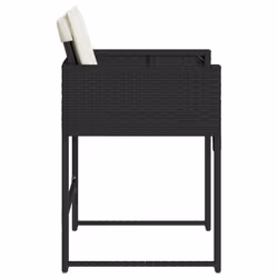 VidaXL 4007475 chaise d'extérieur Terrace Siège rembourré Polyuréthane, Acier Crème, Blanc - Vue supplémentaire 6