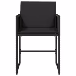 VidaXL 4007476 chaise d'extérieur Terrace Siège rembourré Polyuréthane, Acier Noir - Vue supplémentaire 5