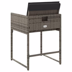 VidaXL 4007477 chaise d'extérieur Terrace Siège rembourré Polyuréthane, Acier Gris - Vue supplémentaire 7