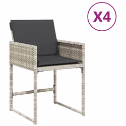 VidaXL 4007480, Terrace, Siège rembourré, Polyuréthane, Acier, Anthracite, 110 kg, 505 mm