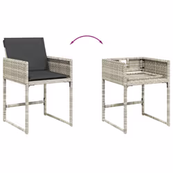 VidaXL 4007480 chaise d'extérieur Terrace Siège rembourré Polyuréthane, Acier Anthracite - Vue supplémentaire 8