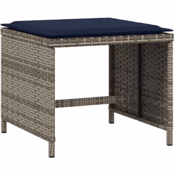 Détendez-vous et profitez de l'extérieur sur ces confortables tabourets de jardin ! Matériau durable : la résine tressée, éga ...