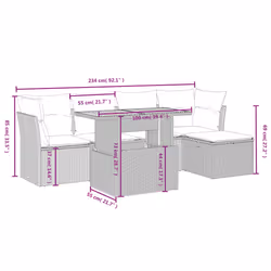 VidaXL 3275467 ensemble de meubles de jardin - Vue supplémentaire 4