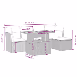 VidaXL 3275468 ensemble de meubles de jardin - Vue supplémentaire 4